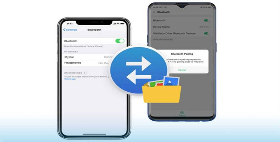 انتقال فایل بی سیم  در دستگاه های مختلف 