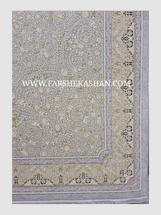 فرش نقشه همایون طلاکوب